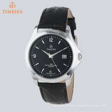 Reloj de pulsera de cuero para hombres, de estilo clásico, para hombres 72669